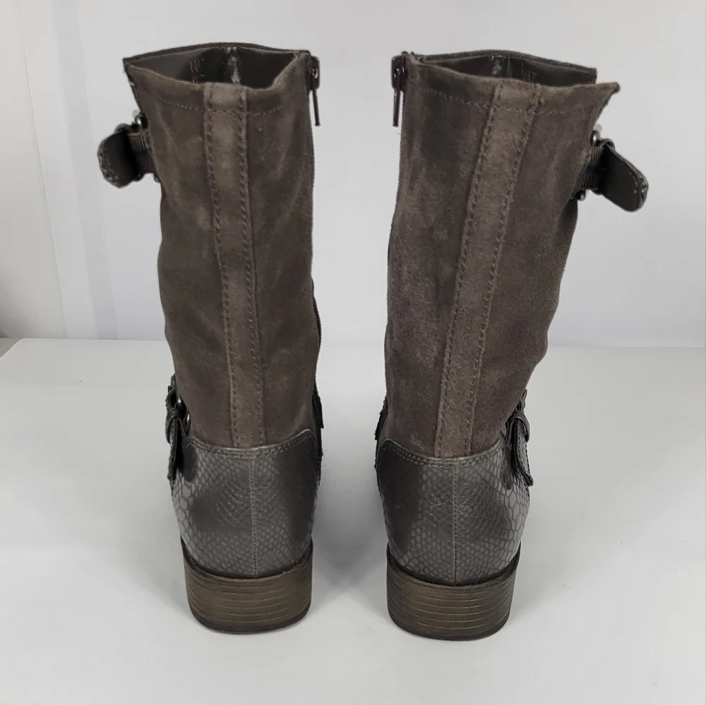 Naturalizer Suede Genna Boots #546 Size 7.5M